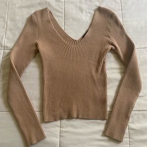 Brown Sweater Shirt